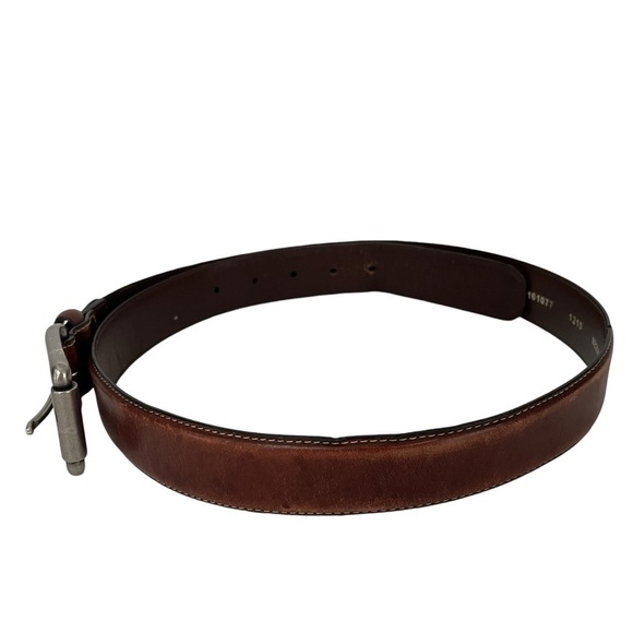 FOSSIL Brown Genuine Leather Belt Men's Size 90/36 MB350720136 Outdoors Work - Picture 5 of 12